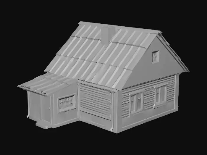 3D model for ahşap ev