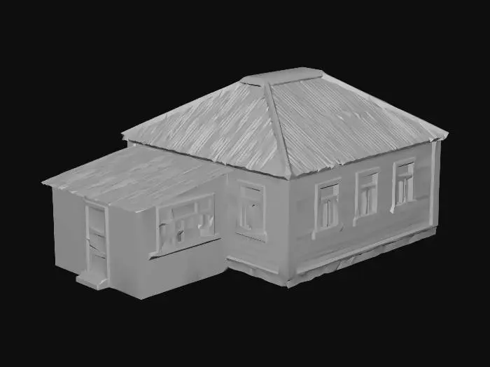 3D model for Rustic Cabin Design