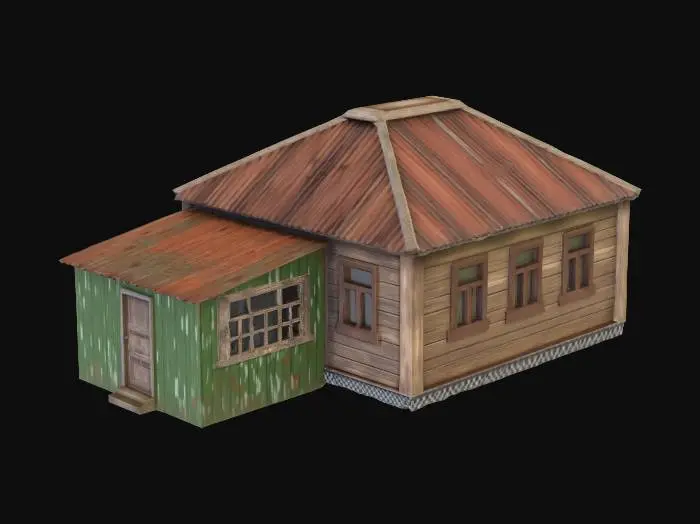3D model for Rustic Cabin Design