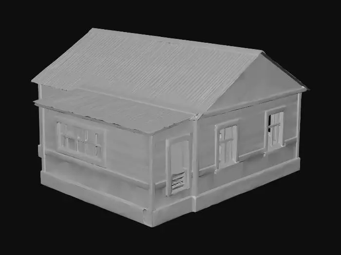 3D model for Rustic Green Cabin