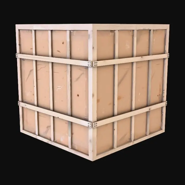 3D model for Wooden Crate