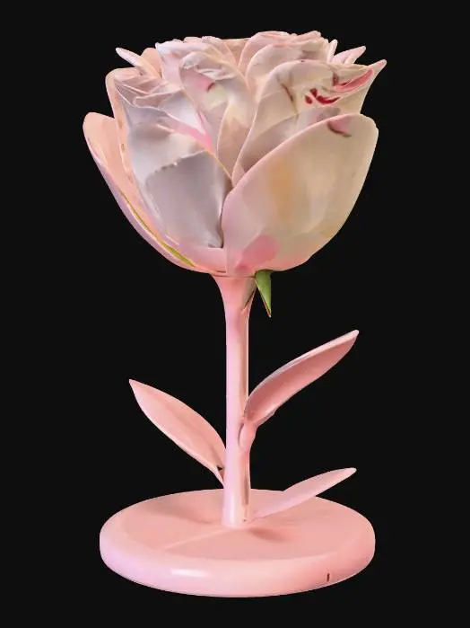 3D model for rose-shaped phone holder