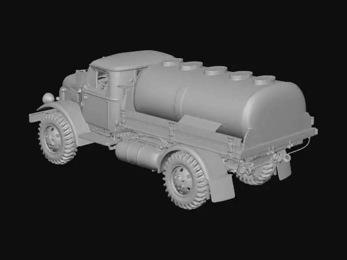 3D model for I need a german opel blitz airfield tank truck of the world war 2
