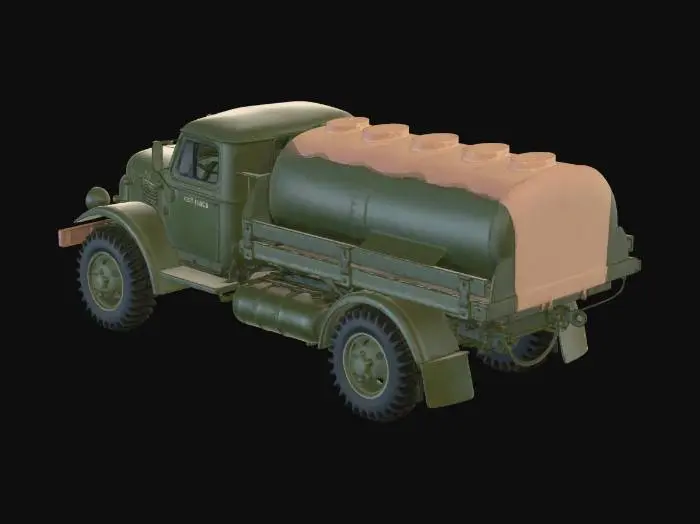 3D model for I need a german opel blitz airfield tank truck of the world war 2