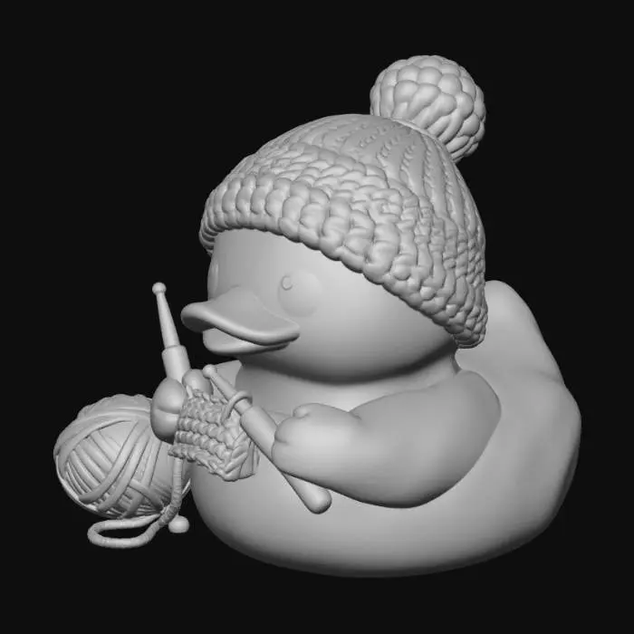 3D model for Crochet Duck