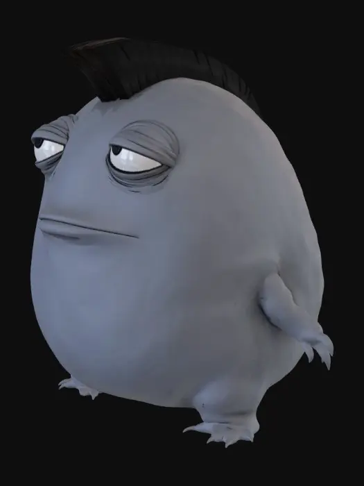 3D model for Somnolent Blue Blob