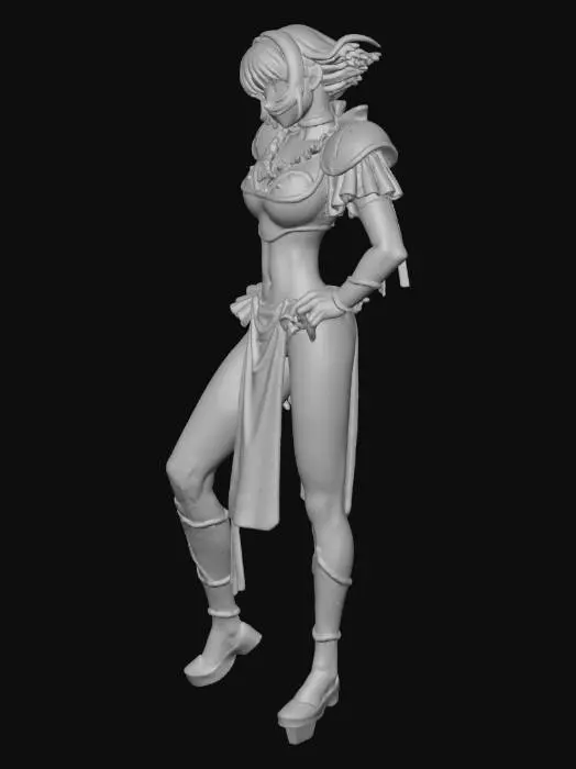 3D model for Warrior Elf Enchantress