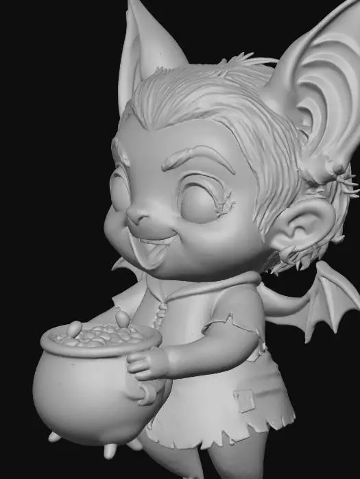 3D model for Moonlit Cave Cauldron