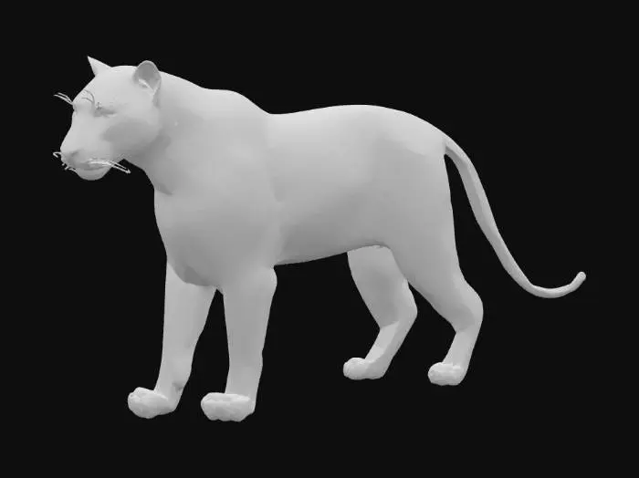3D model for Geometric Panther