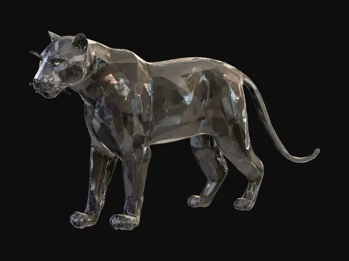 3D model for Geometric Panther