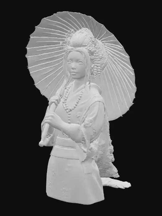 3D model for Elegance in Crimson