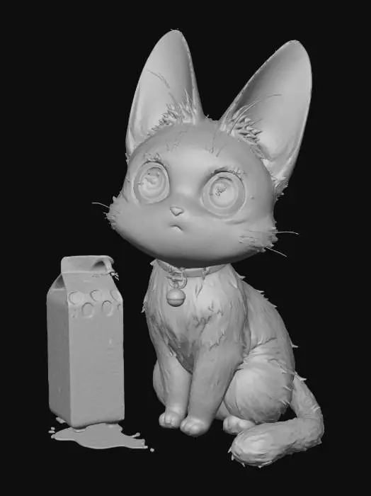 3D model for Milk Mischief