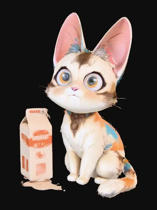 3D model for Milk Mischief