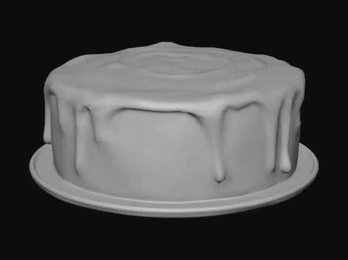 3D model for Chocolate Glaze
