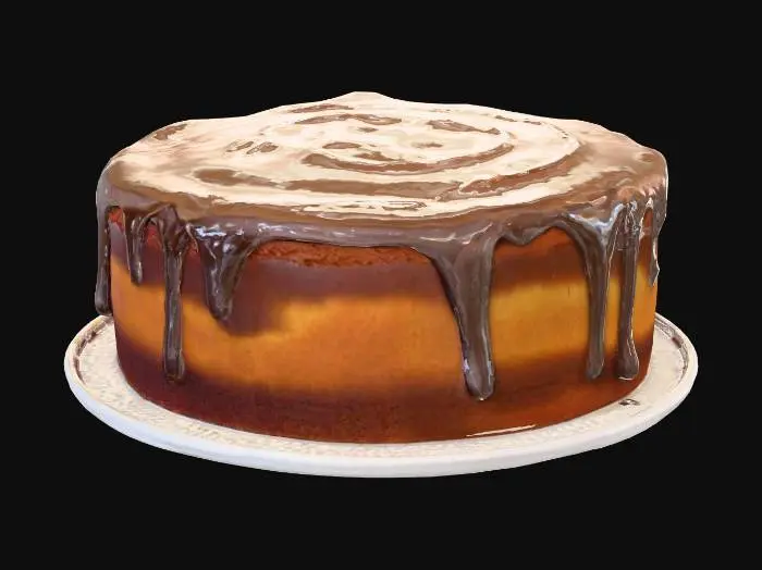 3D model for Chocolate Glaze