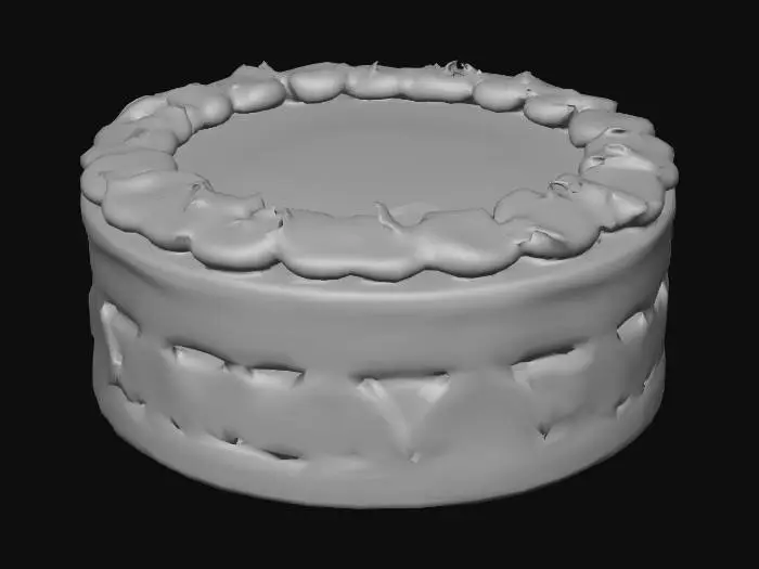 3D model for Strawberry Cake