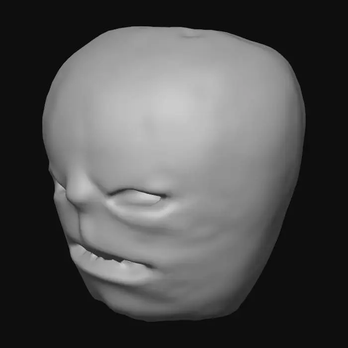 3D model for Halloween Turnip, #Halloween2025#