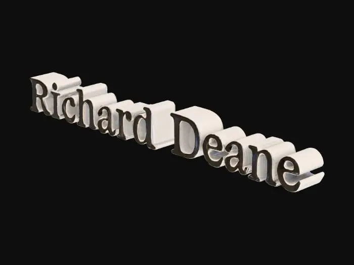 3D model for 3D Text Design