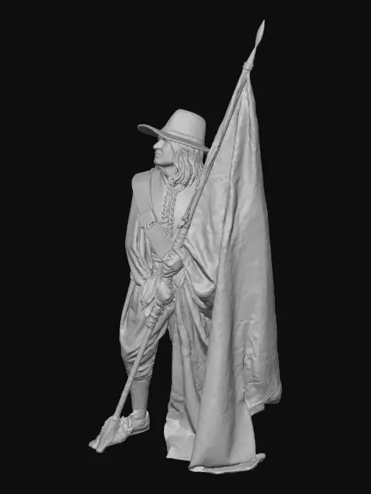 3D model for Flag Bearer