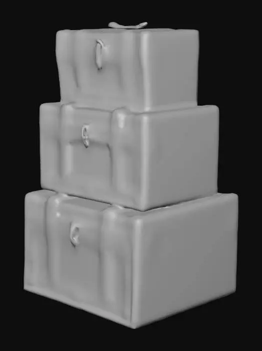 3D model for Vintage Trunk Stack