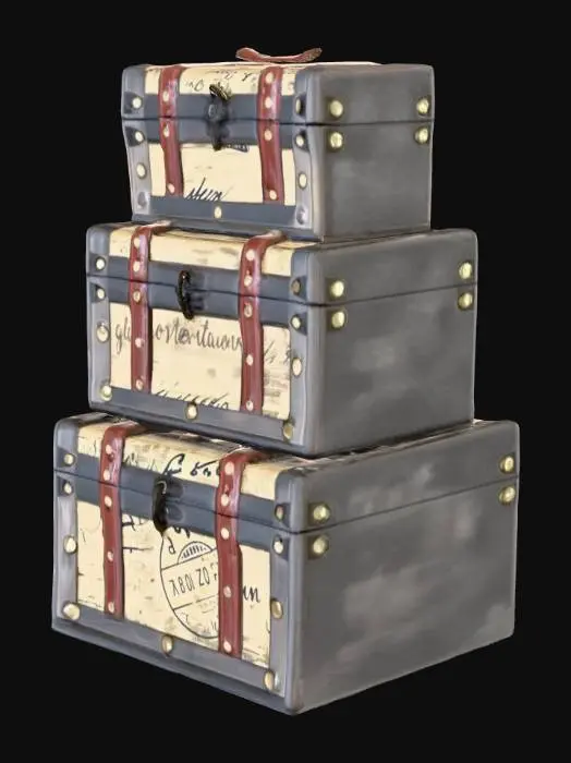 3D model for Vintage Trunk Stack