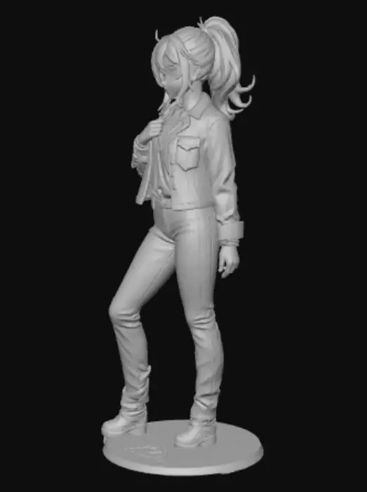 3D model for Country punk girl