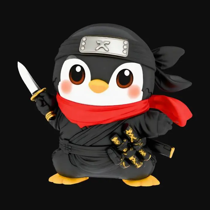 3D model for Ninja Penguin in Spring