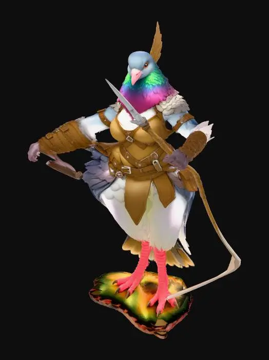 3D model for Warrior Pigeon