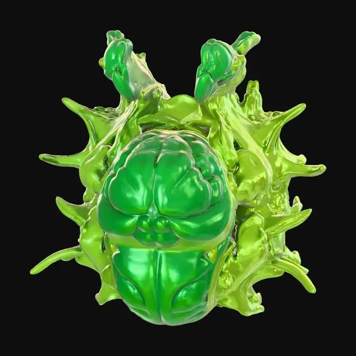 3D model for Gelatinous Beetle Burst