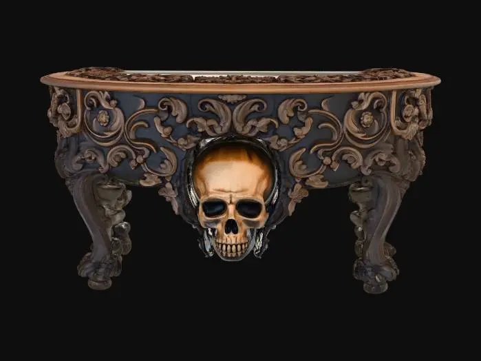 3D model for Gothic Elegance Table