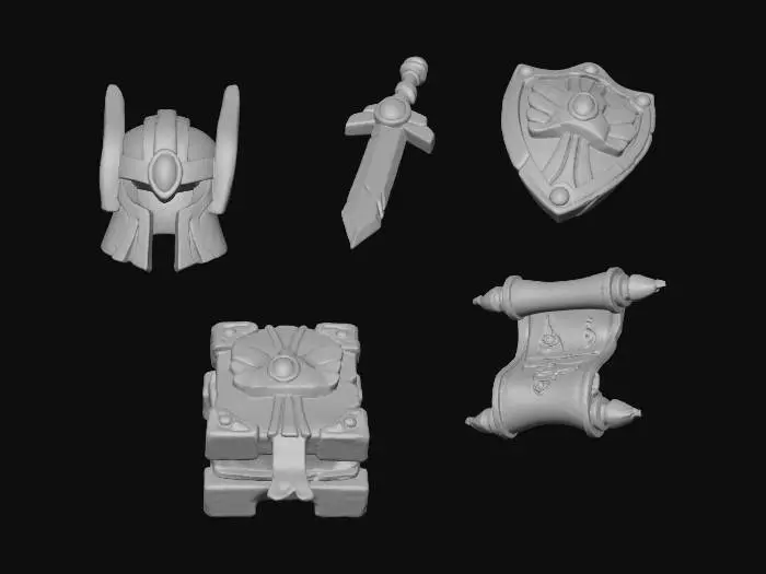 3D model for Fantasy Adventure Icons