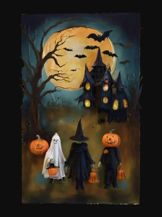 3D model for Moonlit Hauntings  , #Halloween2025#