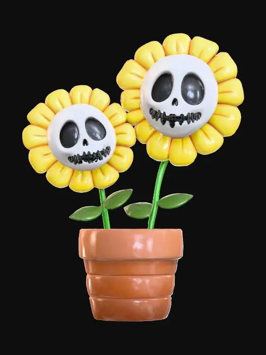 3D model for Skullflowers Bloom
, #Halloween2025#