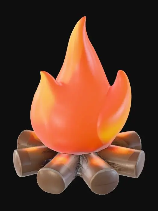 3D model for Campfire Blaze