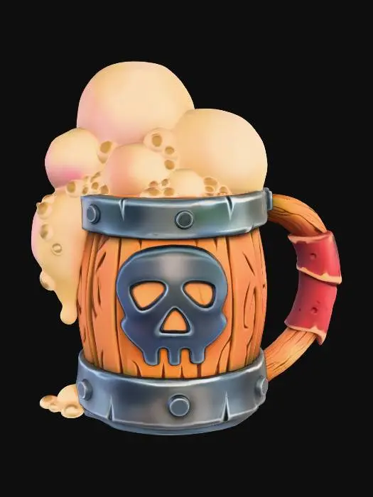 3D model for Skull Mug Madness