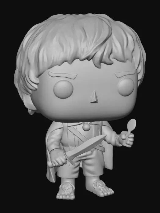 3D model for Hobbit Samwise Gamgee Adventurer Pop