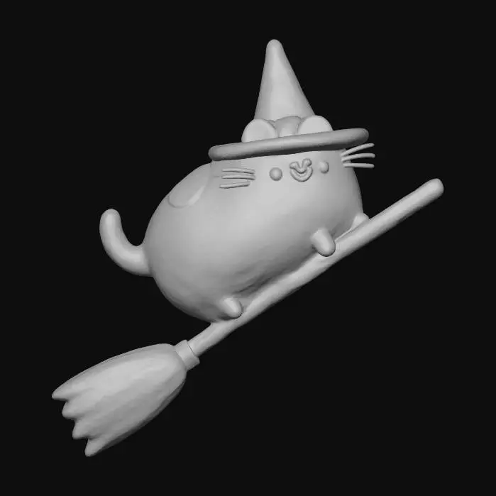 3D model for Witchy Pusheen Adventures