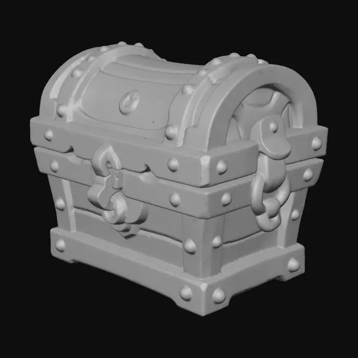 3D model for Treasure Chest Artwork