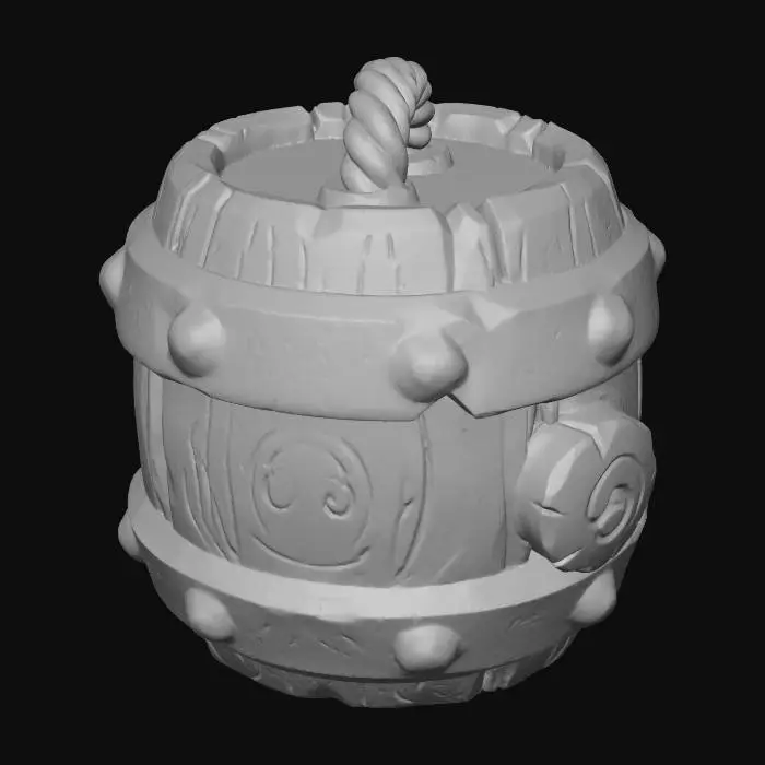 3D model for Barrel Bomb