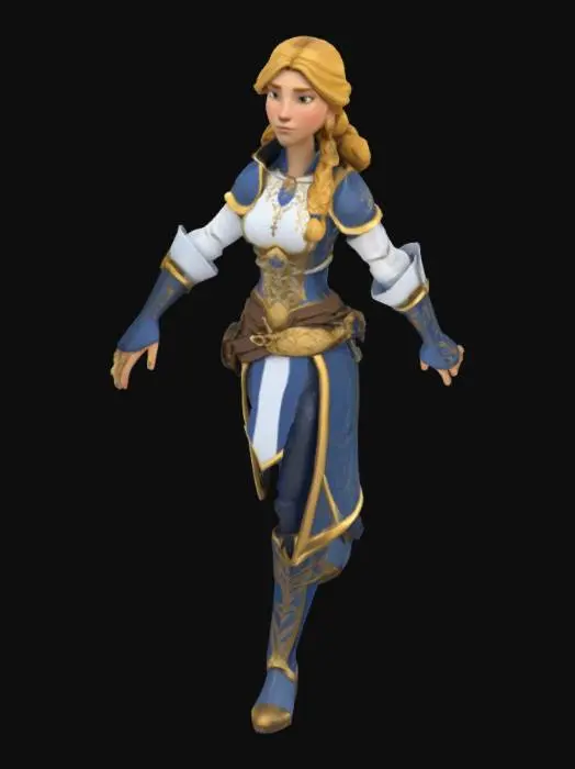 3D model for Warrior Queen