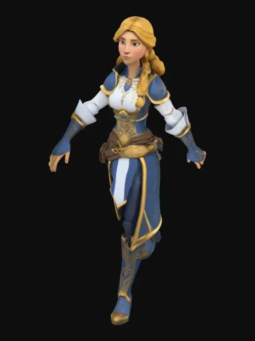 3D model for Warrior Queen
