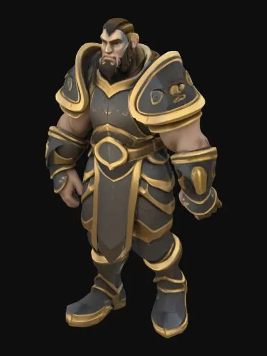 3D model for Warrior Stalwart