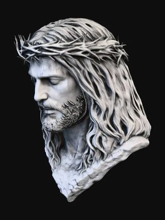 3D model for Jesus with Crown of Thorns