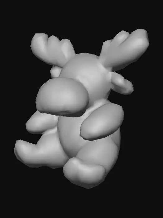 3D model for Cuddly Moose Toy