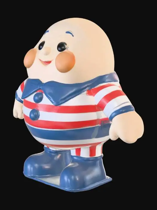 3D model for can you make me a humpty dumpty stl so I can 3d print it