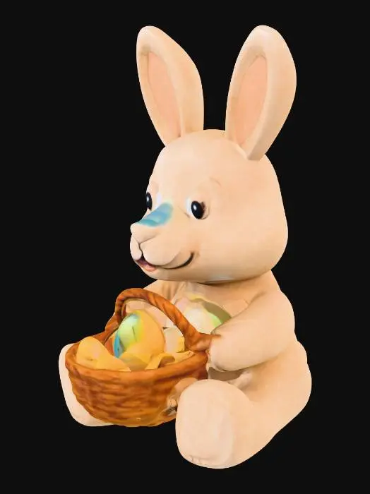 3D model for Easter Bunny Plush