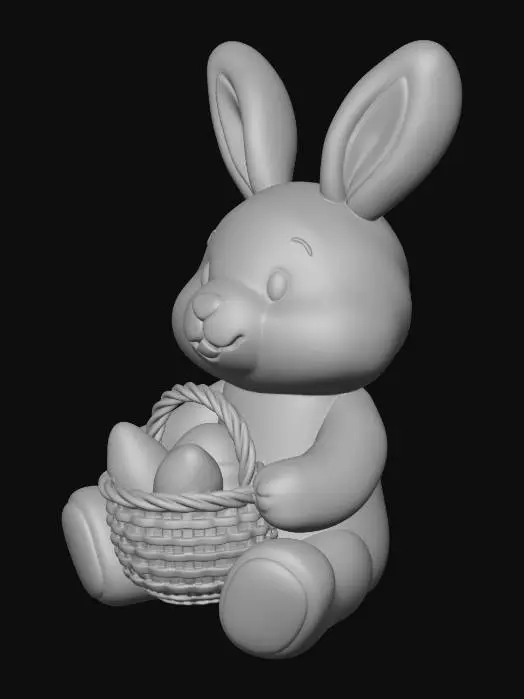 3D model for Easter Bunny Plush