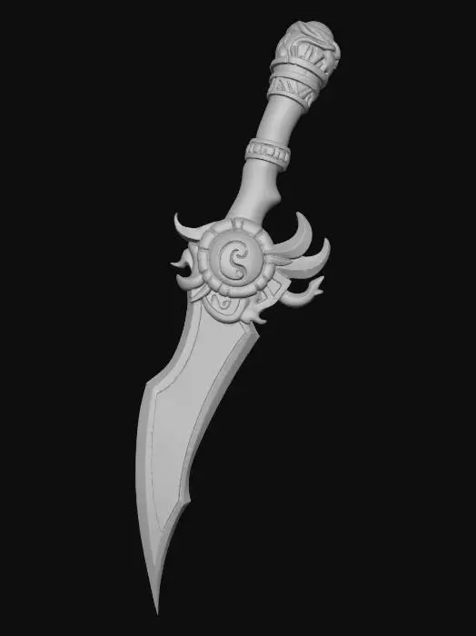 3D model for Crimson Dagger