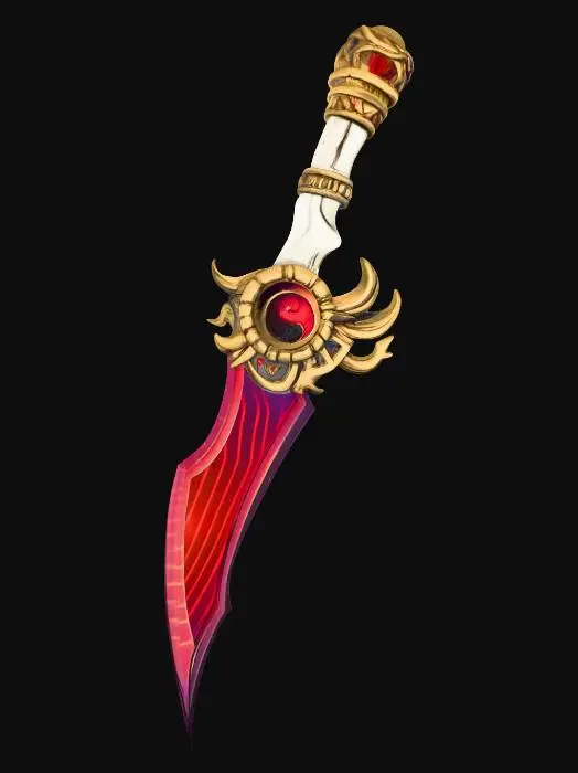 3D model for Crimson Dagger