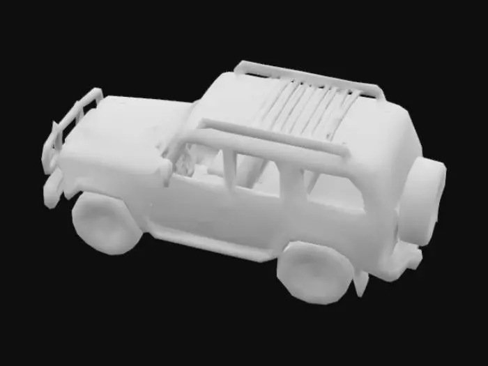 3D model for car land cruiser  lc71, full design, all parts of the car from inside and out